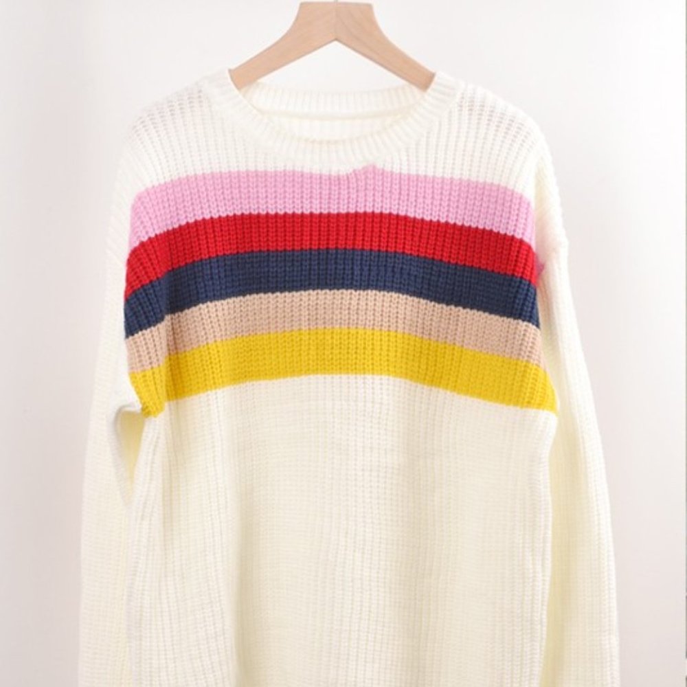 NWT Striped Pullover